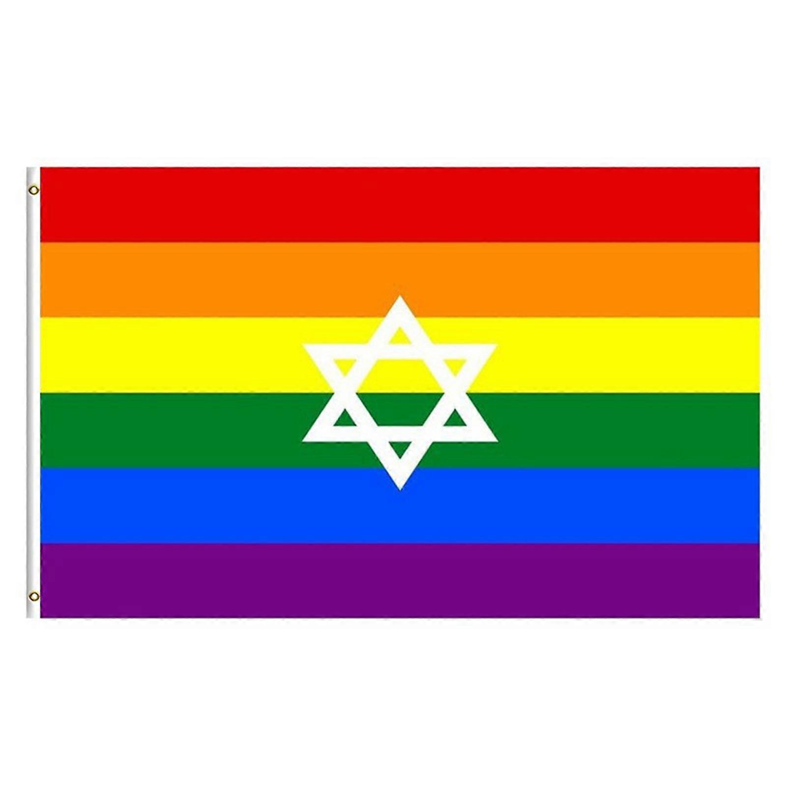 Terylenes Material Israel Flag Meaningful Waterproof Israel-Country Flag for Outdoors