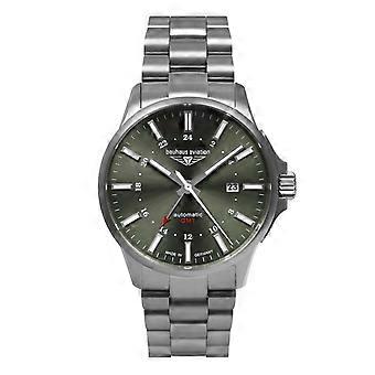 Bauhaus aviation Men's Analog Automatic watch with Titanium bracelet 2868M-4
