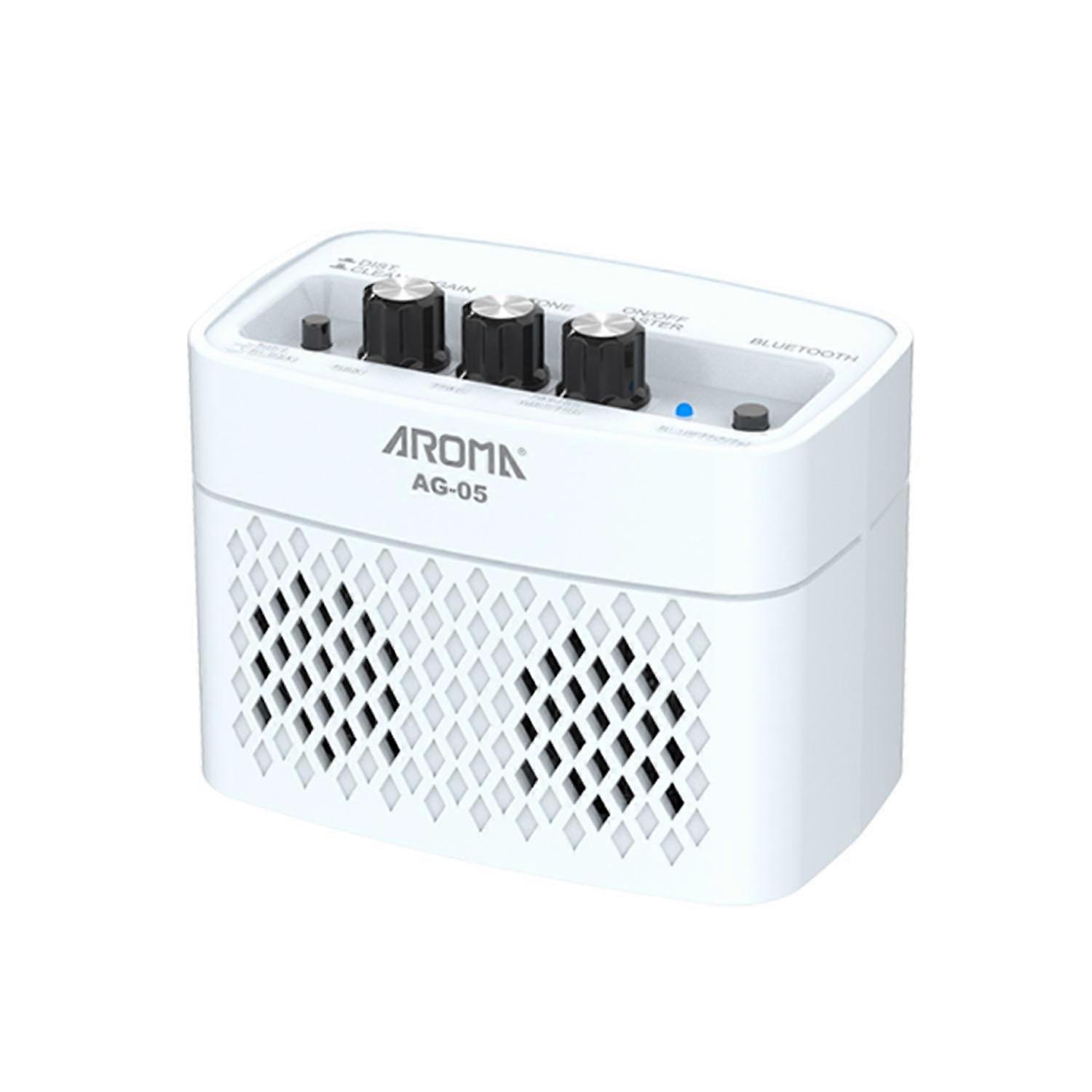 5W مكبر للصوت الغيتار الكهربائي مكبر صوت مزدوج 8H وقت العمل قابل لإعادة الشحن الغيتار أمبير بلوتوث الغيتار المتكلم رائحة AG-05