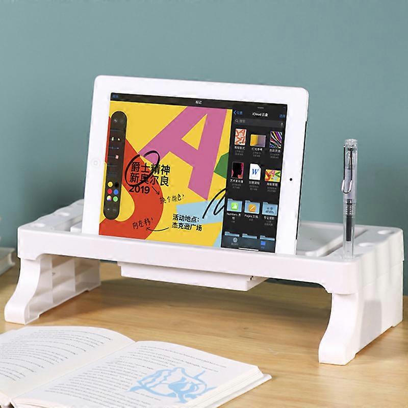 TV Display Top Storage Rack Holder Computer Monitor Stand Organizer for Home Office