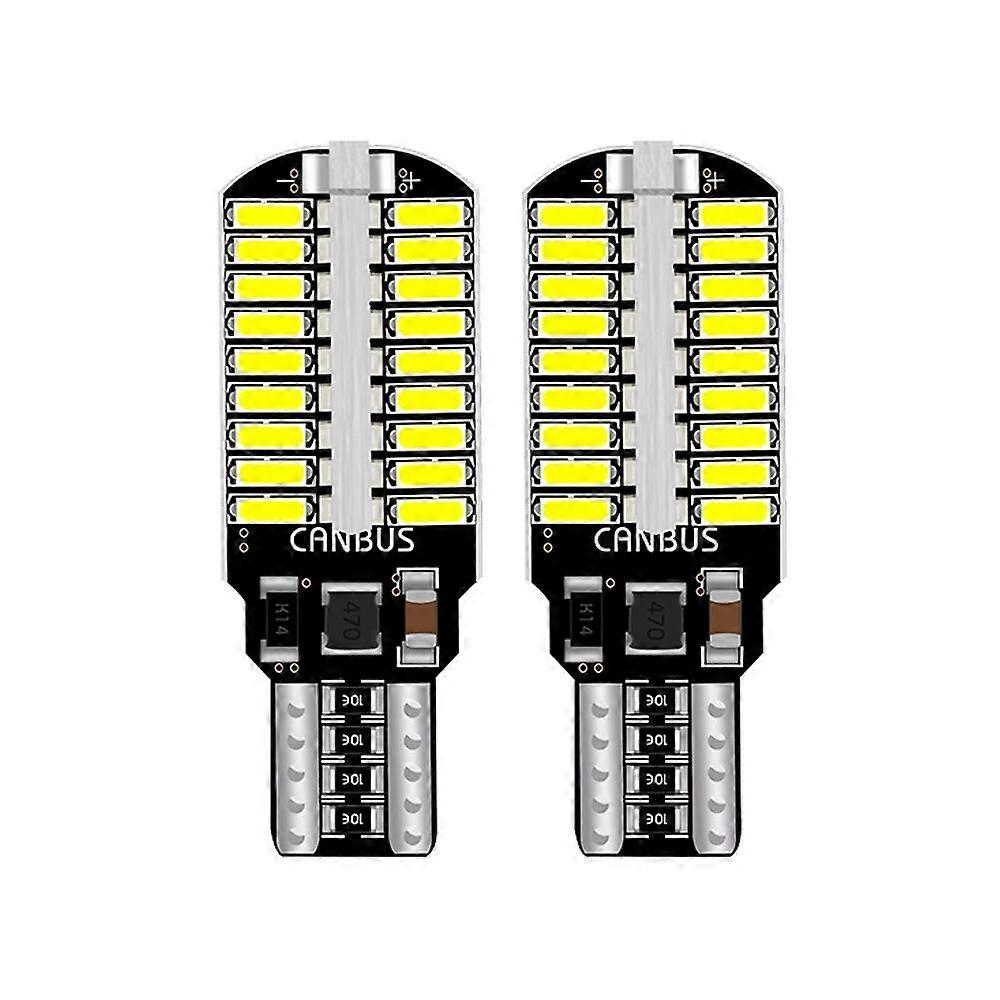 2x Signal Lamp T10 W5W W16W T15 Led Super Bright W16W Led Bulbs 912 921 For Reverse Lamp Backup Parking Light 12V White Yellow