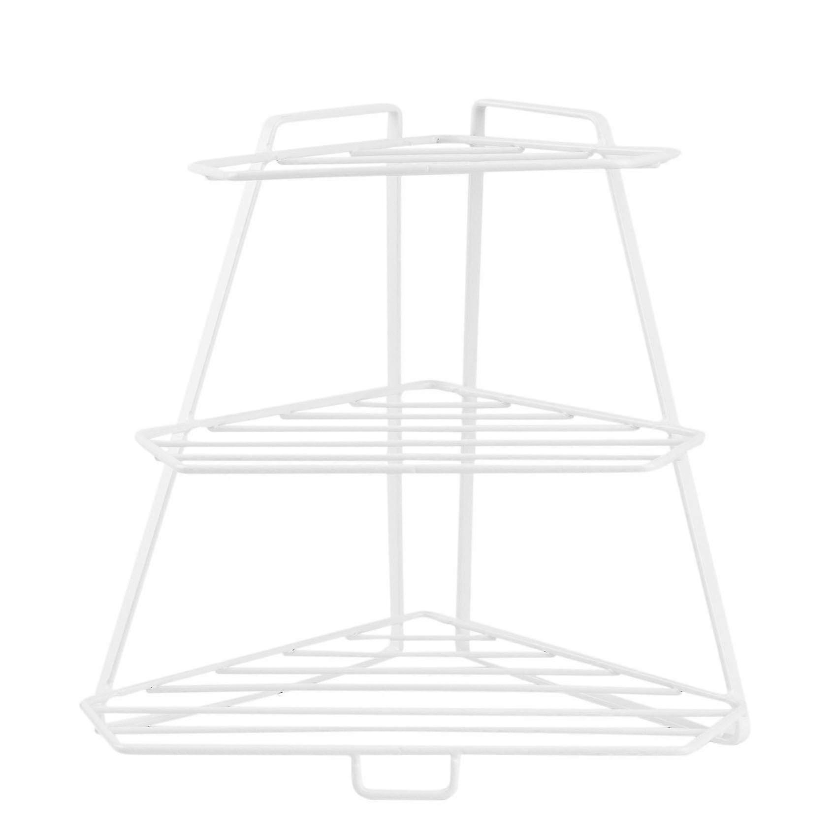 3-tier Corner Shelf Counter Storage Stand Cupboard Shelf Organiser