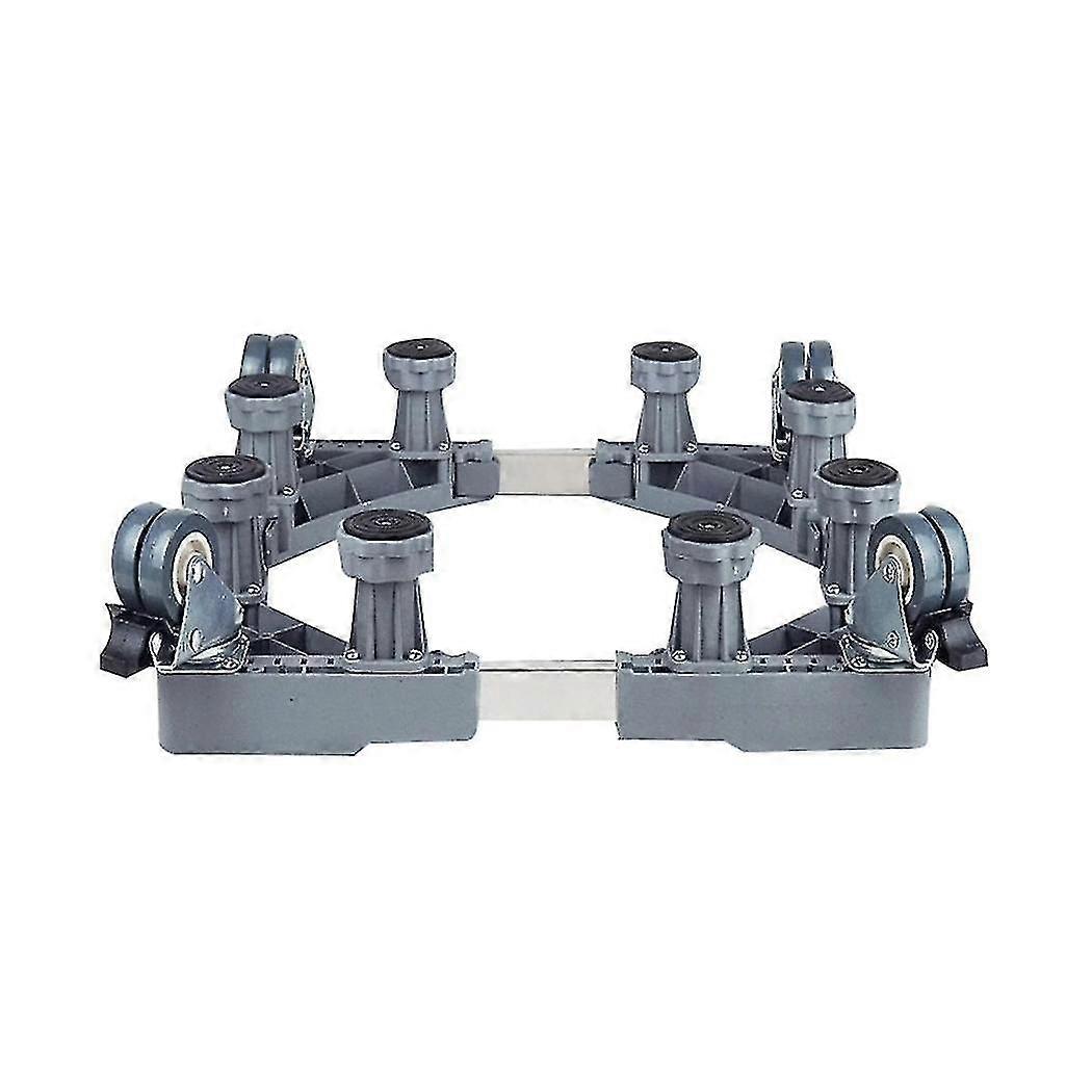 Washing Machine Stand Adjustable Refrigerator Raised Base Mobile Roller Bracket Wheel Home Bathroom