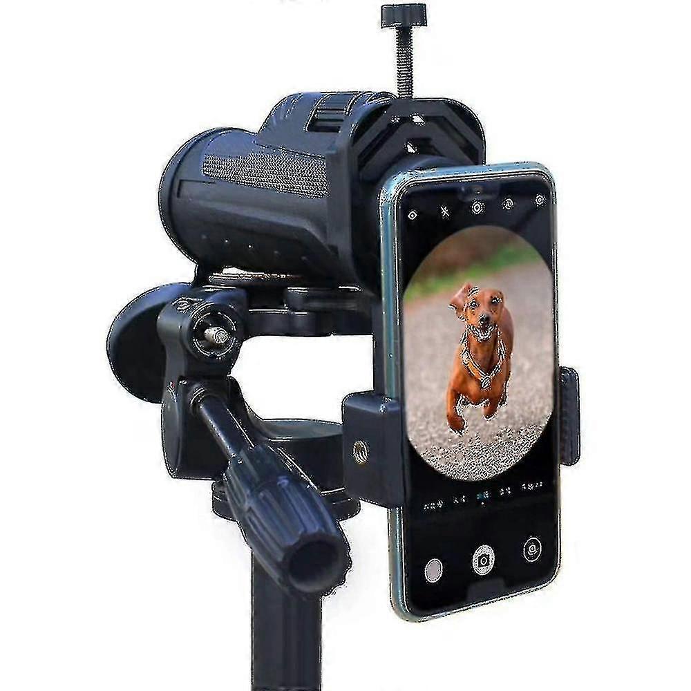 Yy Cellphone Telescope Adapter Mount, Universal Phone Scope Mount, Work With For Spotting Scope