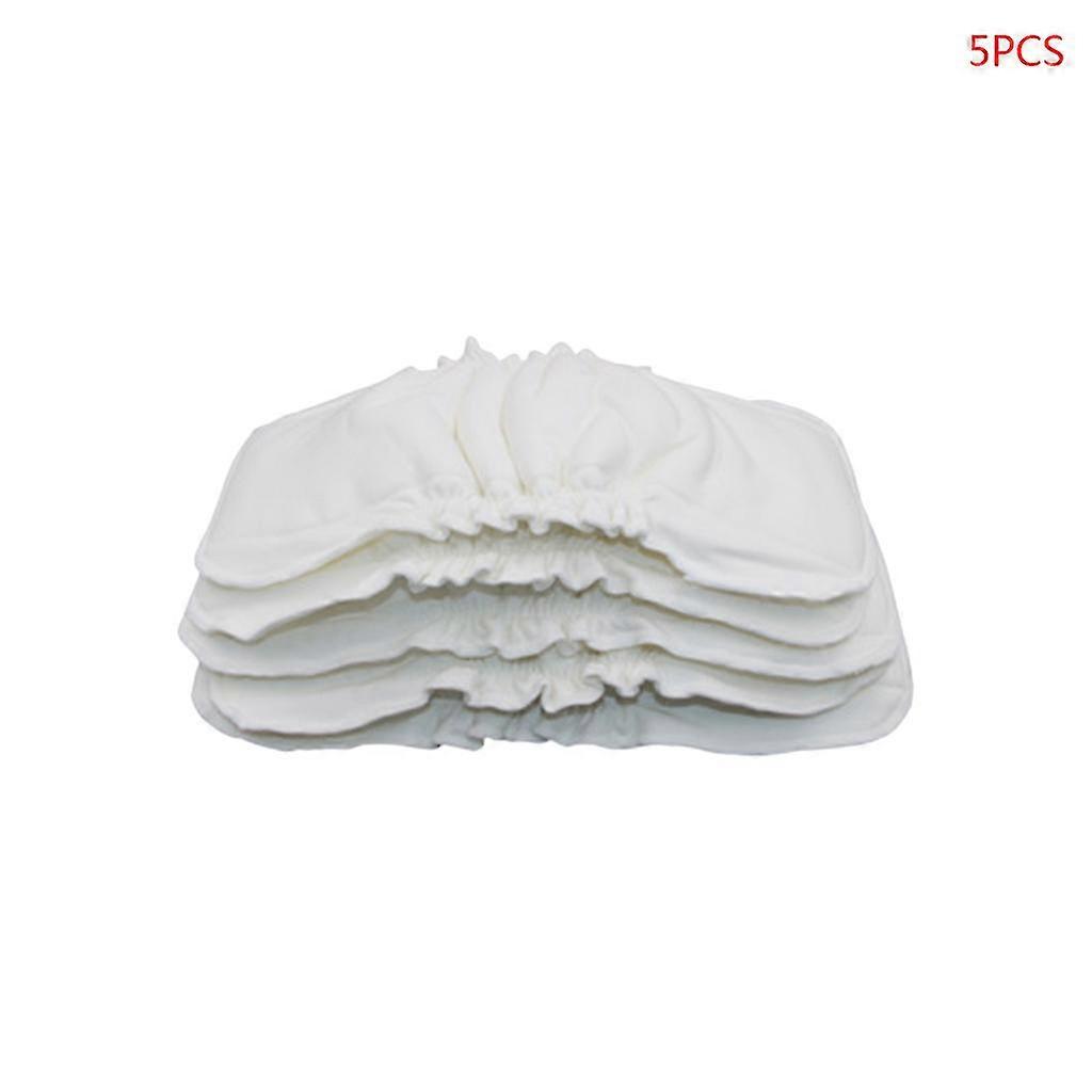 5 Pcs Reusable Liners For Baby Cloth Diapers 3 Layer Inserts Infant Bamboo Charcoal Changing Nappy Mat
