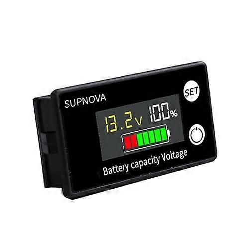 SUPNOVA LCD Color Screen DC Voltmeter Lithium Storage Battery Meter