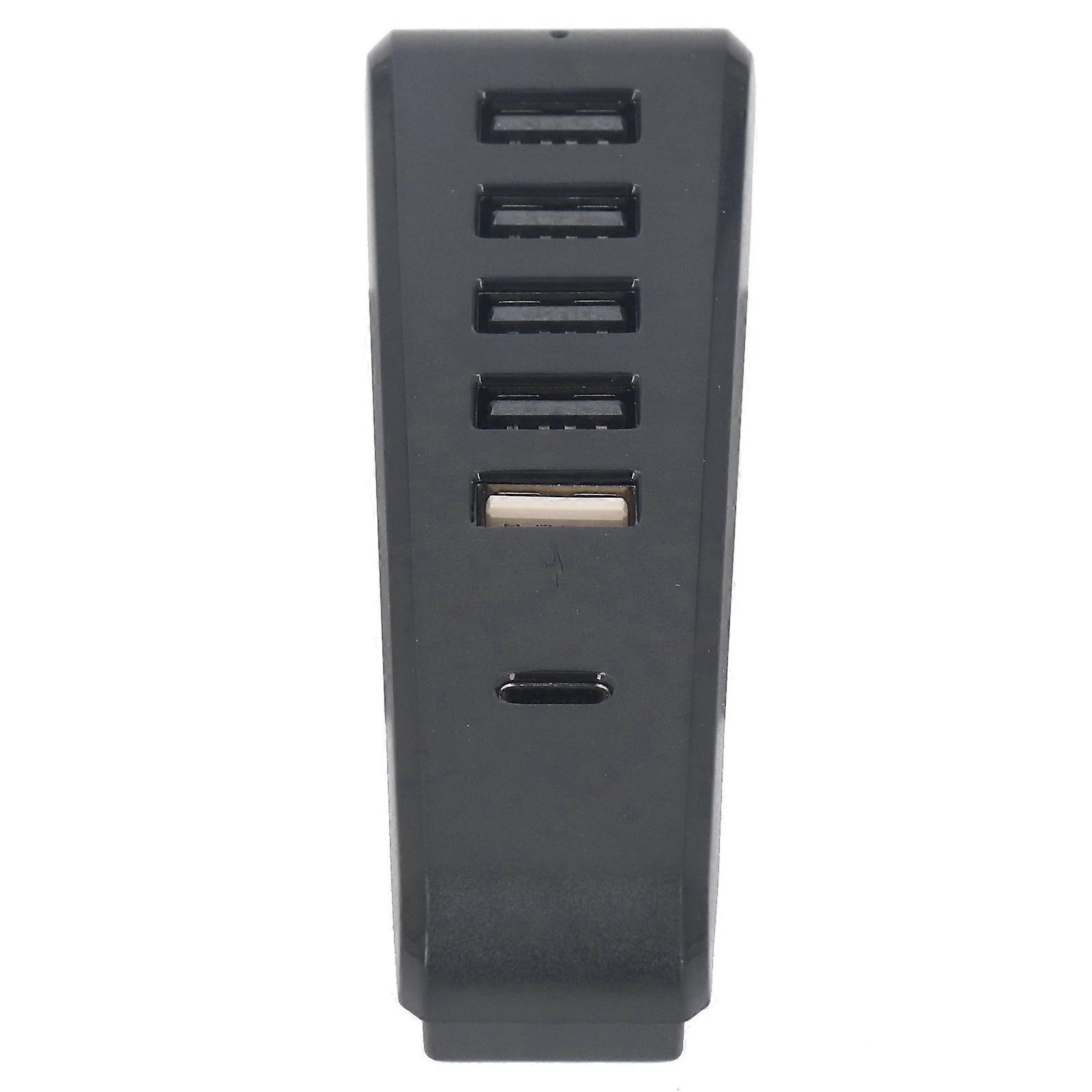 6 in 1 USB 2.0 HUB Splitter High Speed Expansion Data Transfer Extender Splitter for PS5 Slim Game Console