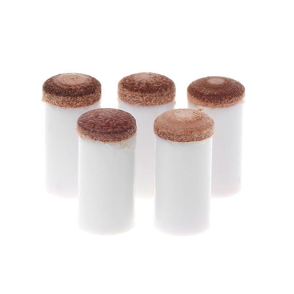 5x Slip-On Pool Queue Tips Kunststoff Snooker Queue Ferrule Billard für Billardfans