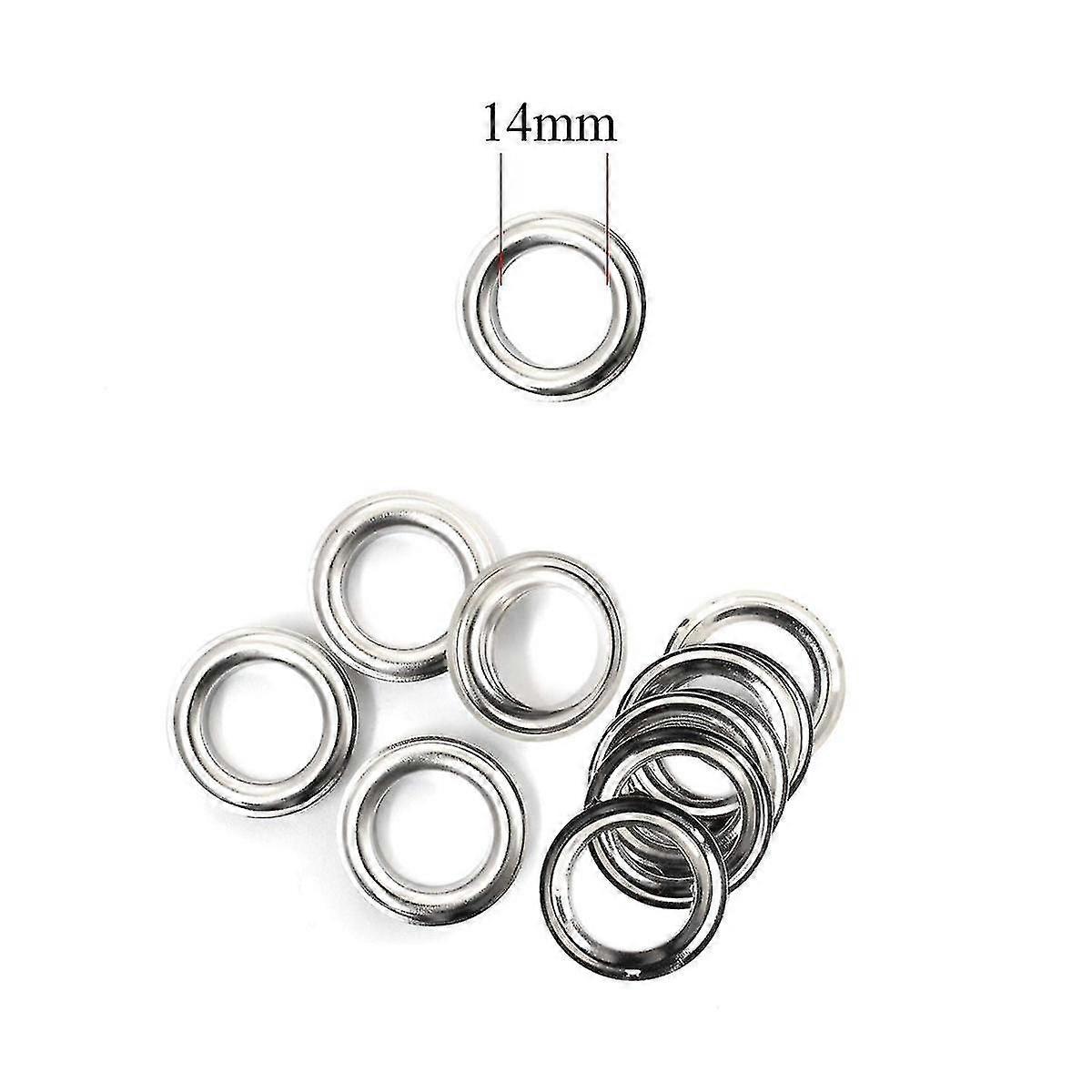 14 mm järnöglor genomföring och brickor