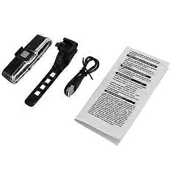 USB Rechargeable Avant Arrière Vélo Lumière Lithium Batterie LED Vélo Arrière Feu Vélo Casque De Cyclisme Lumière Lampe Montage Vélo Accessoires Rouge - Blanc - Bleu Li