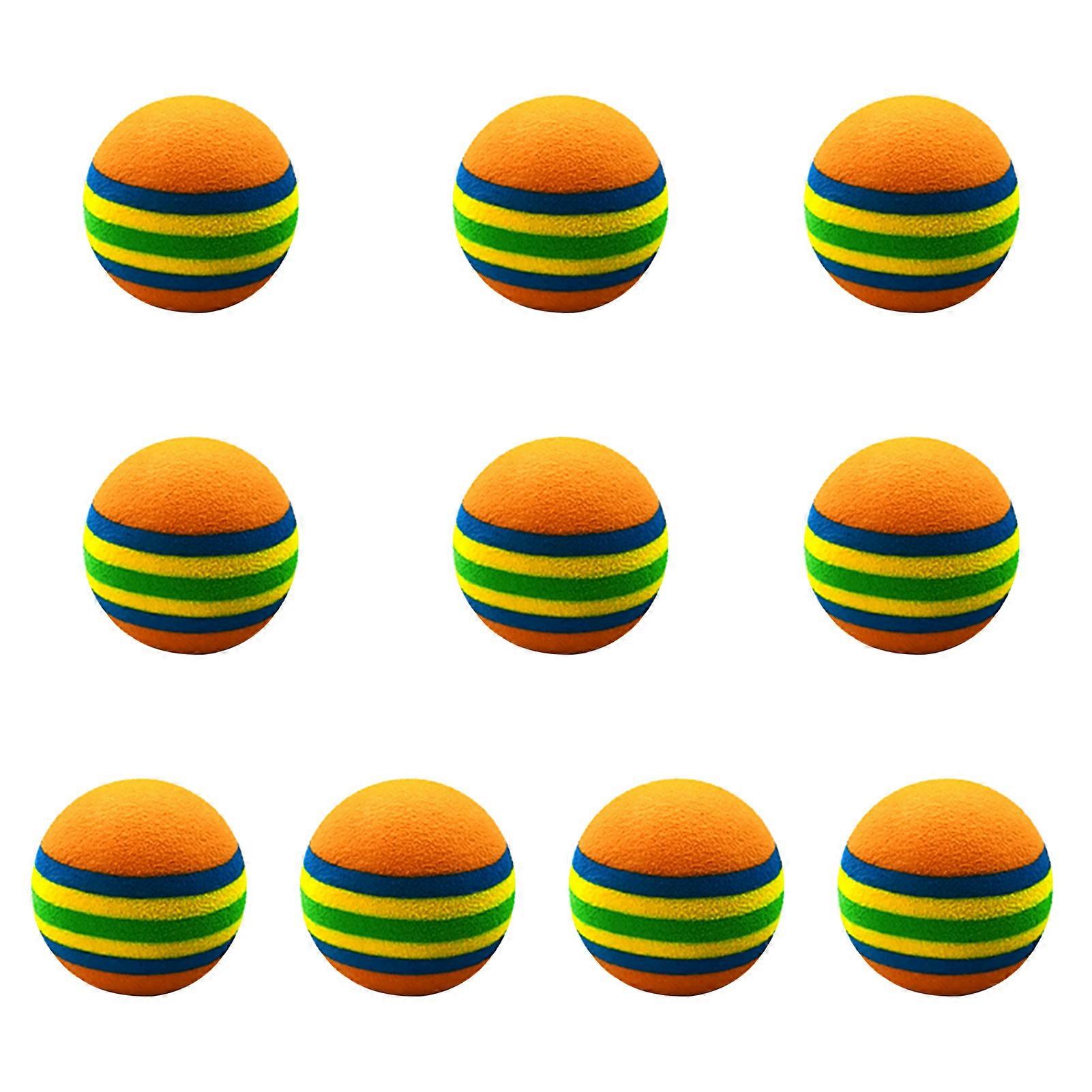 10Pcs Multi-purpose Golf Foam Ball High Security Wear-resistant Eco-friendly Golf Practice Ball compatible Indoor kaesi