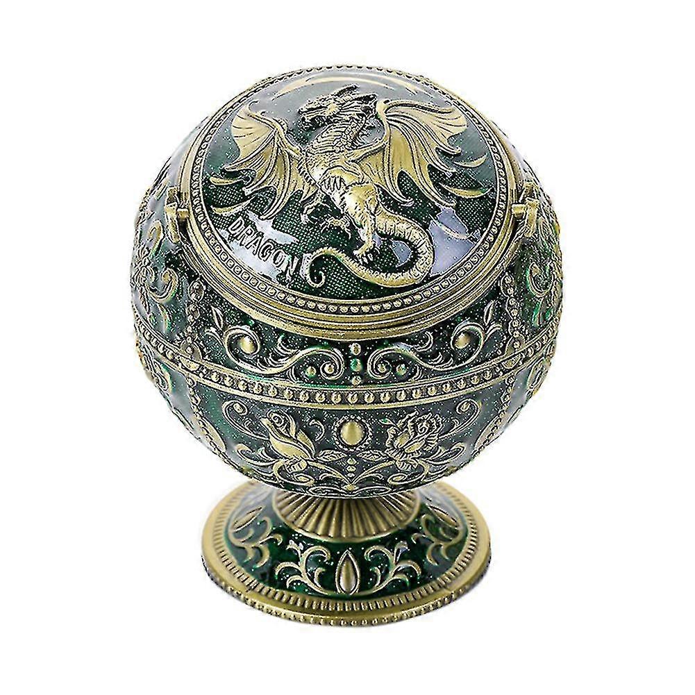 Windproof Ashtray With Lids Ashtray Compatible With Office Tabletop Decor,1