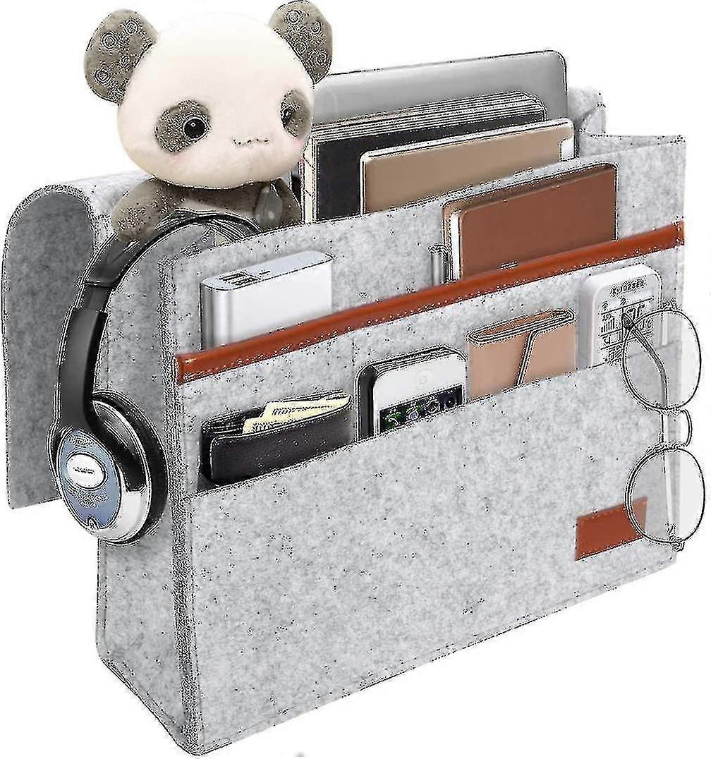 Bedside Caddy, Felt Bedside Storage Organizer Home Mattress Sofa Table Cabinet Bed Caddy Storage