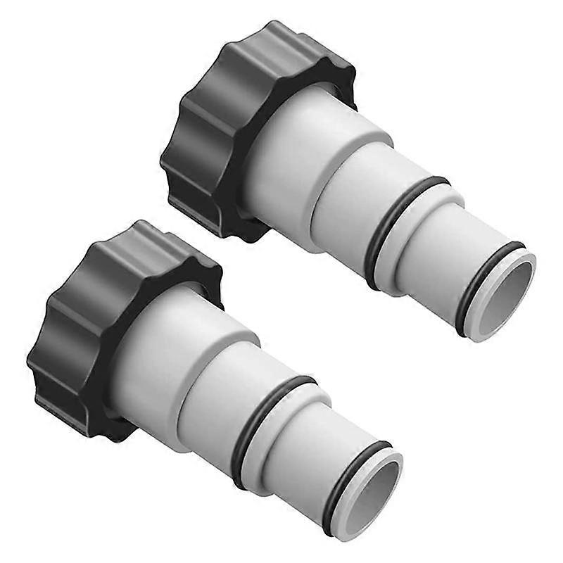 2PCS Replacement Hose Adapter for Above Ground Swimming Pool, 1.5 to 1.25 Inch Hose Adapter for Thr