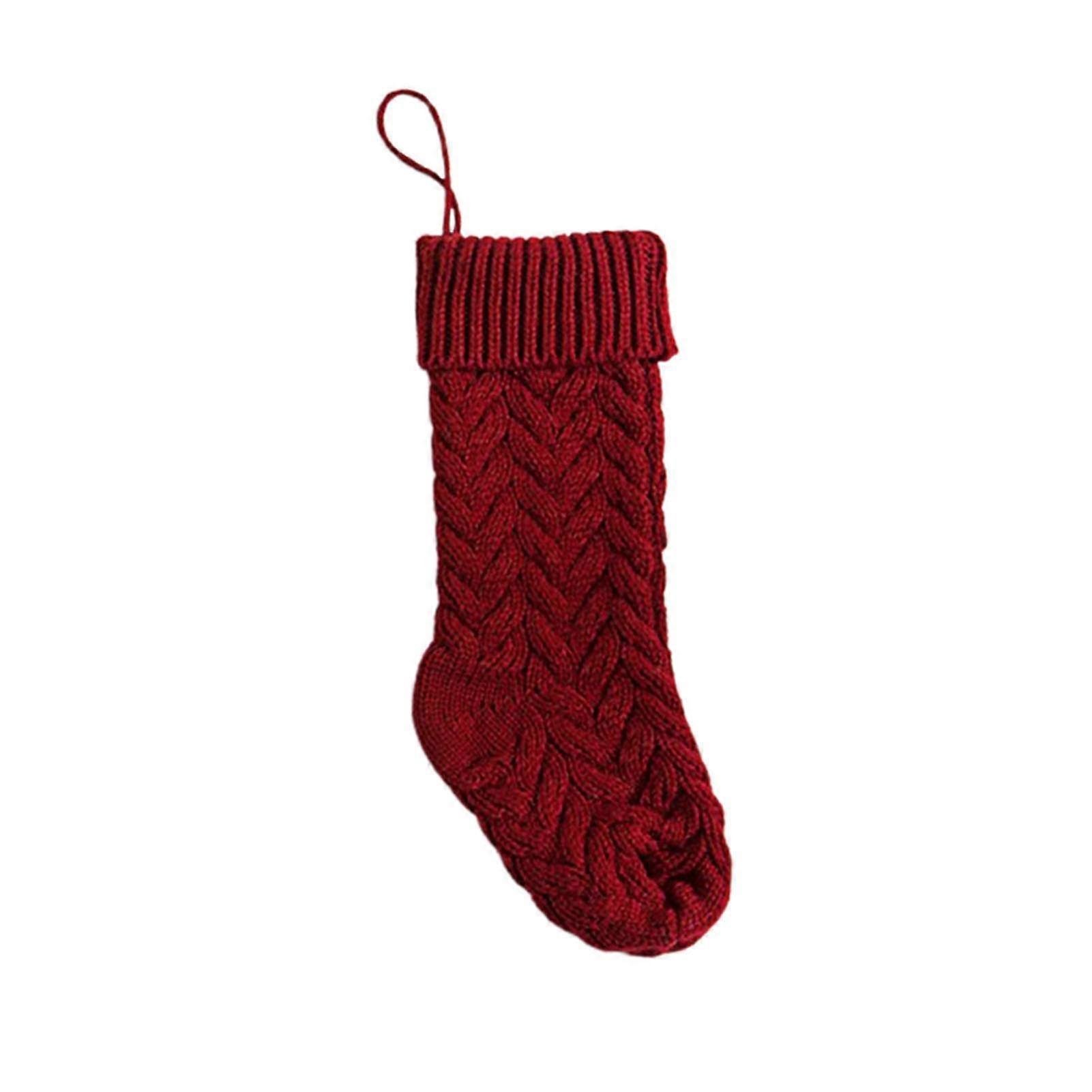 1pcs Christmas Stockings Adorable Fine Workmanship Thick Xmas Tree Hanging Stockings For Home