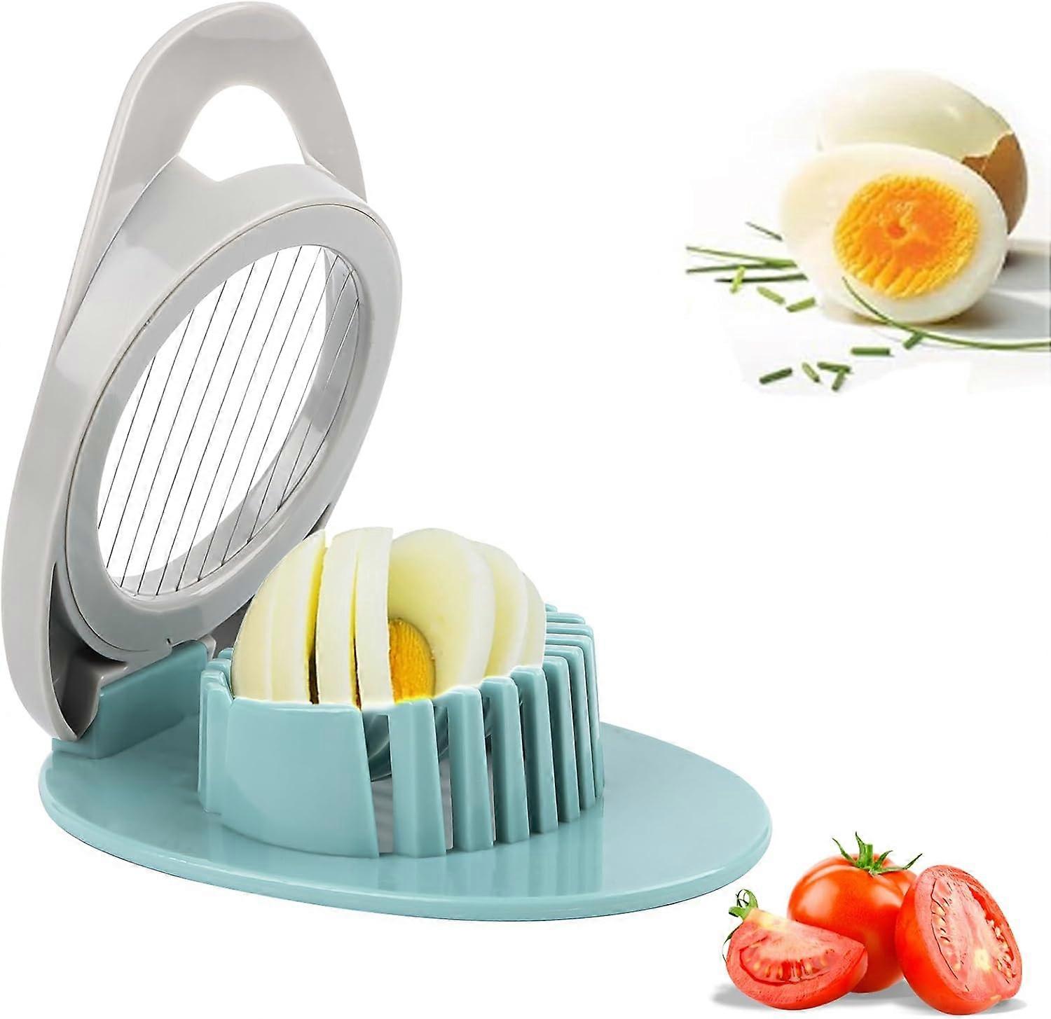 Egg slicer, egg cutter for hard boiled eggs, small egg slicer, portable egg slicer, egg separator suitable for