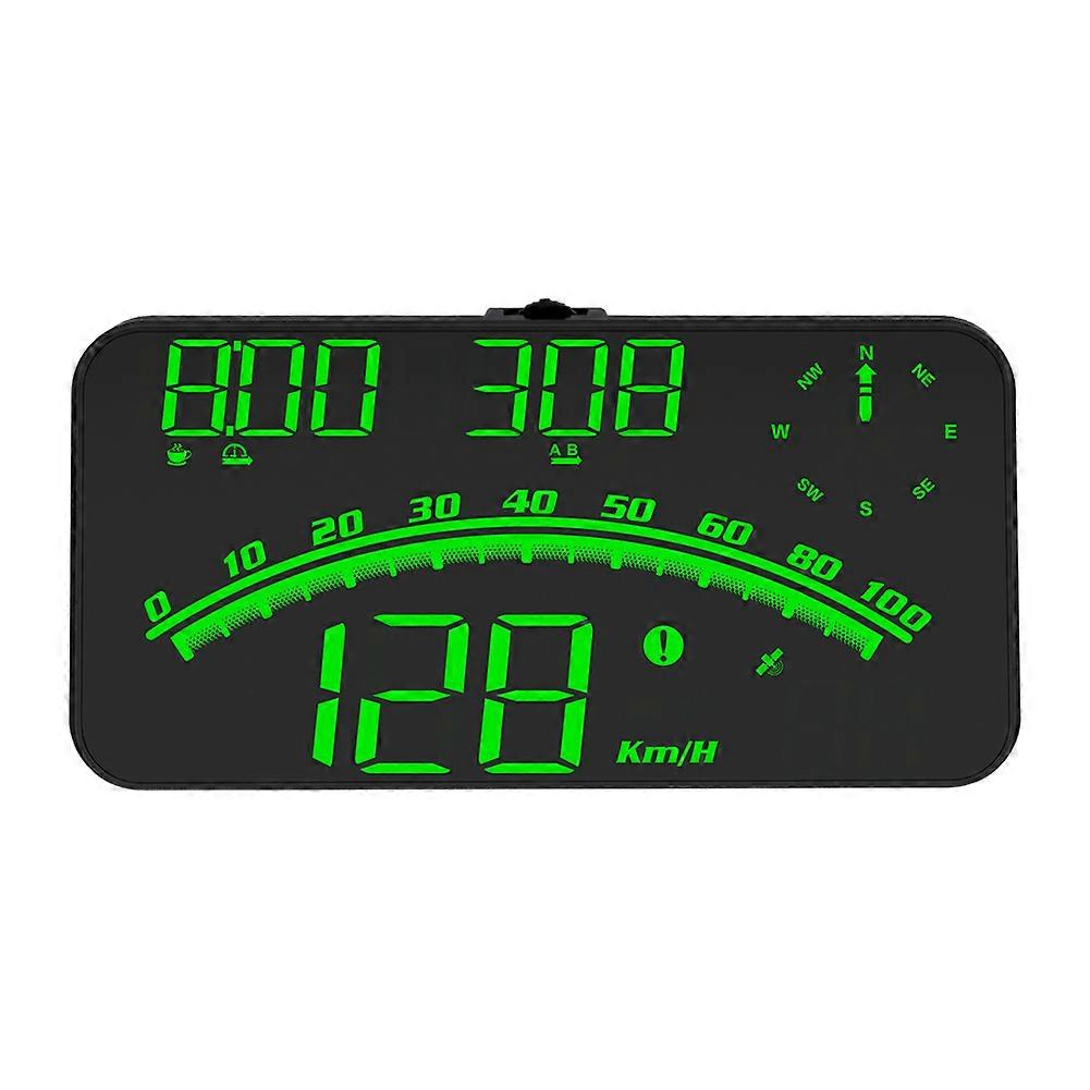 4.5in Car Speed Windshield Projector Head Up Display Water Temp Speeding Auto Electronics Shift Reminder for All Vehicles