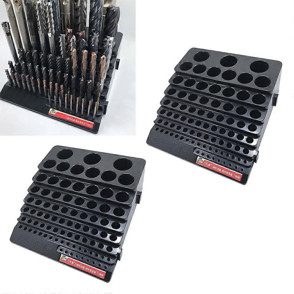 Kigley 20er Pack Bit-Aufbewahrung – Ordnungshalter Für Schraubendreher-Bits, 12 Löcher Pro Box
