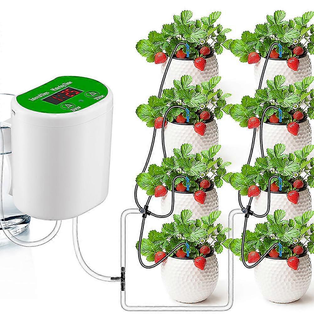 Indoor Automatic Watering System With Usb Charger, Drip Irrigation Kit, Automatic Watering Device For 8 Potted Plants For Home Garden