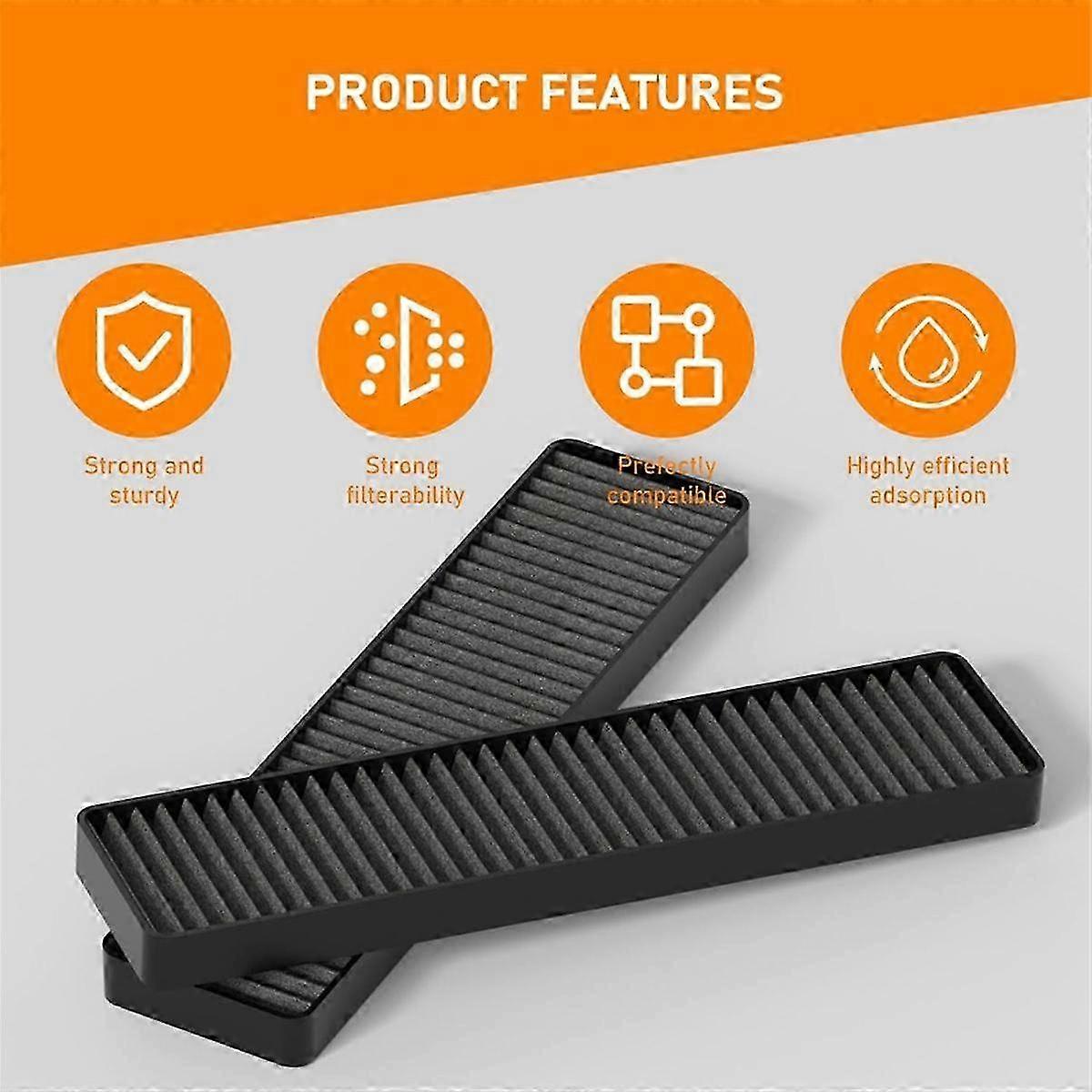 3 stk. 5230W1A003A Mikrobølgeovn Kullfilter Erstatning for Mikrobølgeovn Luftfilter, Kullfilter