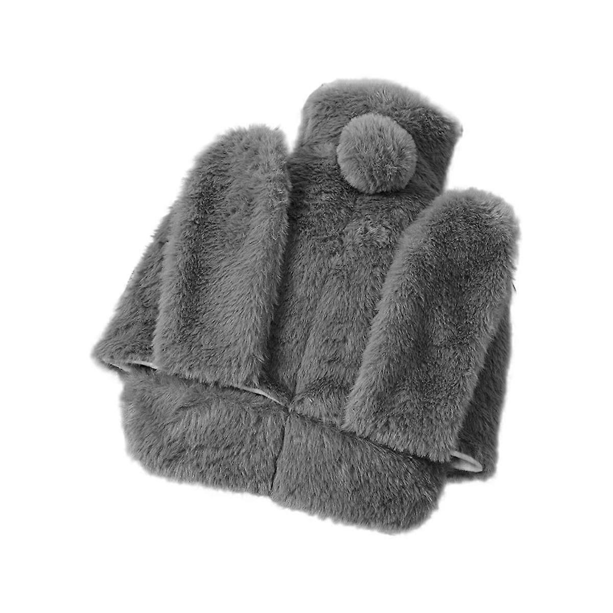 Foot Warmer Hot Water Bottle for Feet with Soft Plush Cover, Foot Warmer Hand Warmer for Men and Wo