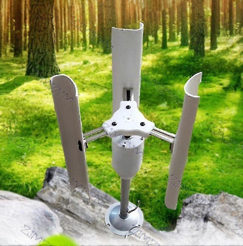 Turbine Aimant Permanent Vent Modèle Triphasé Moulin À Vent Jouet Veilleuse Faisant Bricolage Affichage Vertica