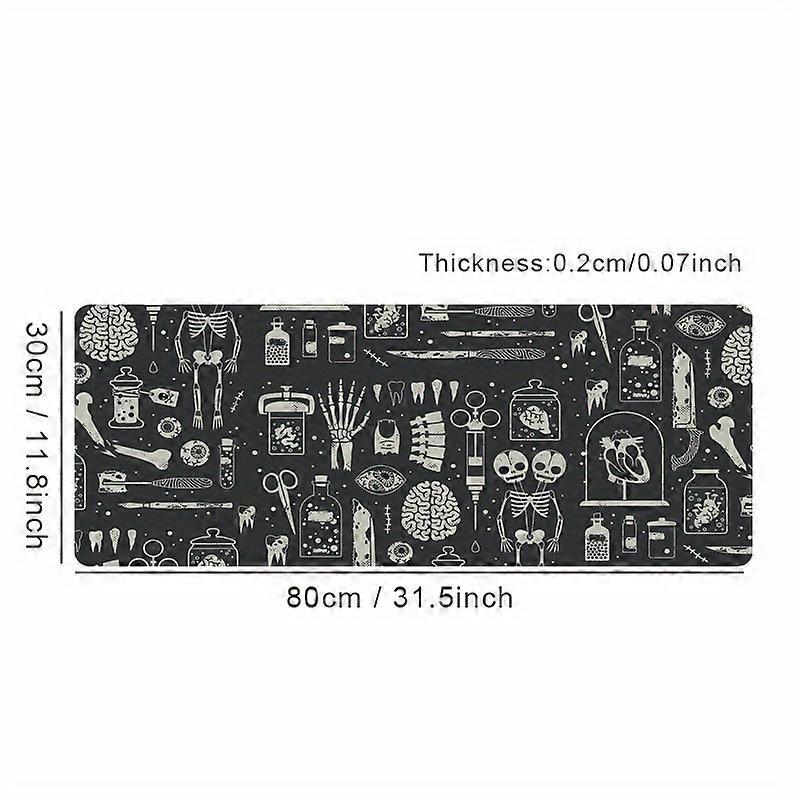 Large Gaming Mouse Pad - Non-Slip Rubber Base - Unique Design for Gamers, Home, and Office Use