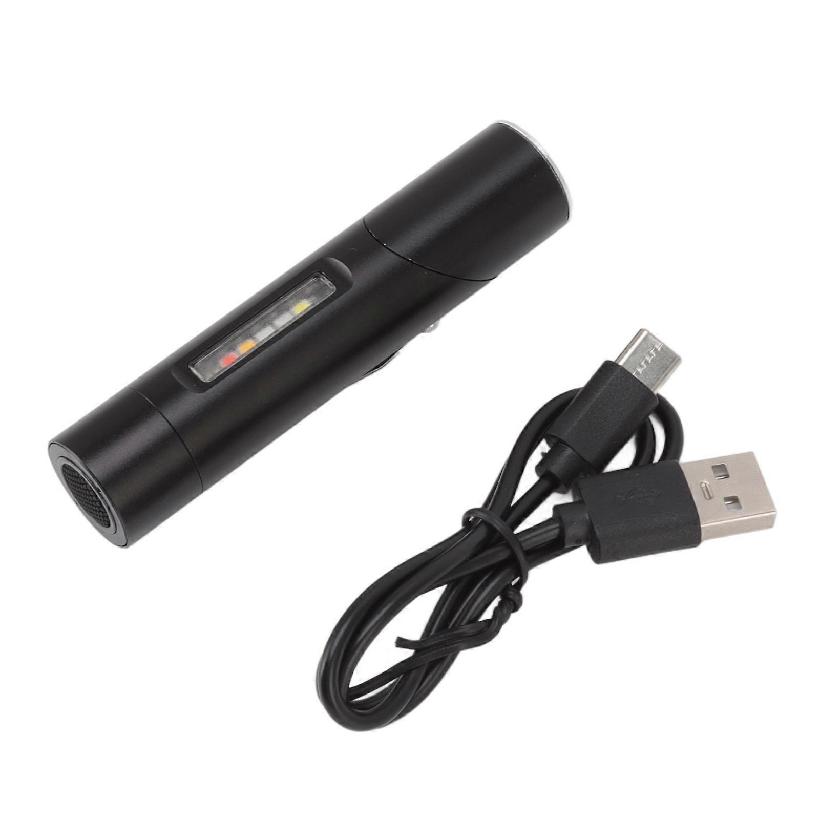 Rechargeable LED Torch Mini Flashlight with 90 Degree Tiltable Head