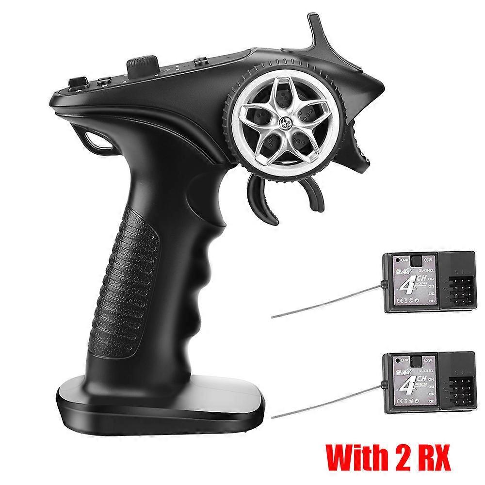 TX4 2.4GHz 4CH Radio System Transmitter Controller Remote Control w/ Receiver For RC Car Boat