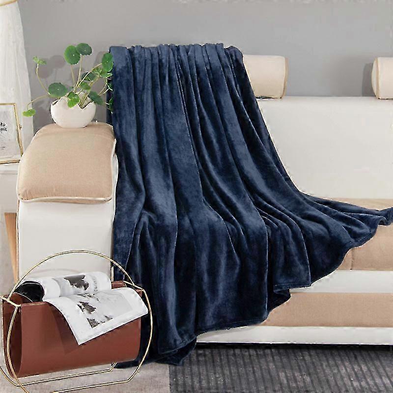 100*150 cm Fleece Throw Blanket for Couch Sofa or Bed Throw Size, Soft Fuzzy Plush Blanket, Luxury Flannel Lap Blanket, Super Cozy and Comfy for All