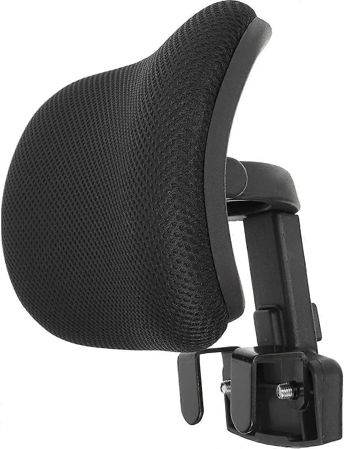 Office Chair Headrest Attachment Universal Head Support Cushion Upholstered Adjustable Height Angle