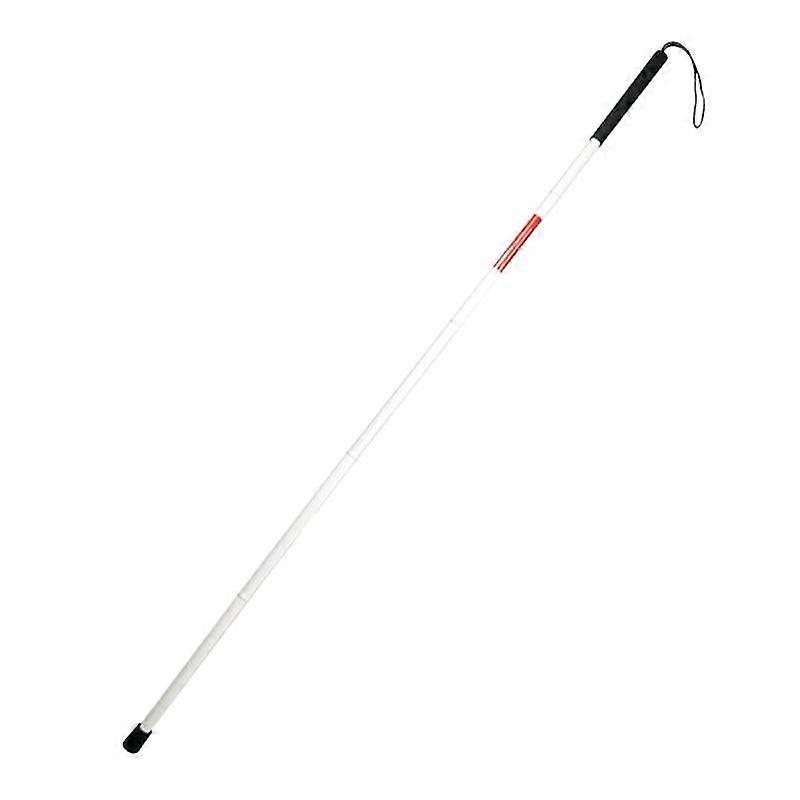Aluminum Alloy Foldable Reflective Blind Walking Stick Guide Blind Cane Crutch Trekking Walking Hik