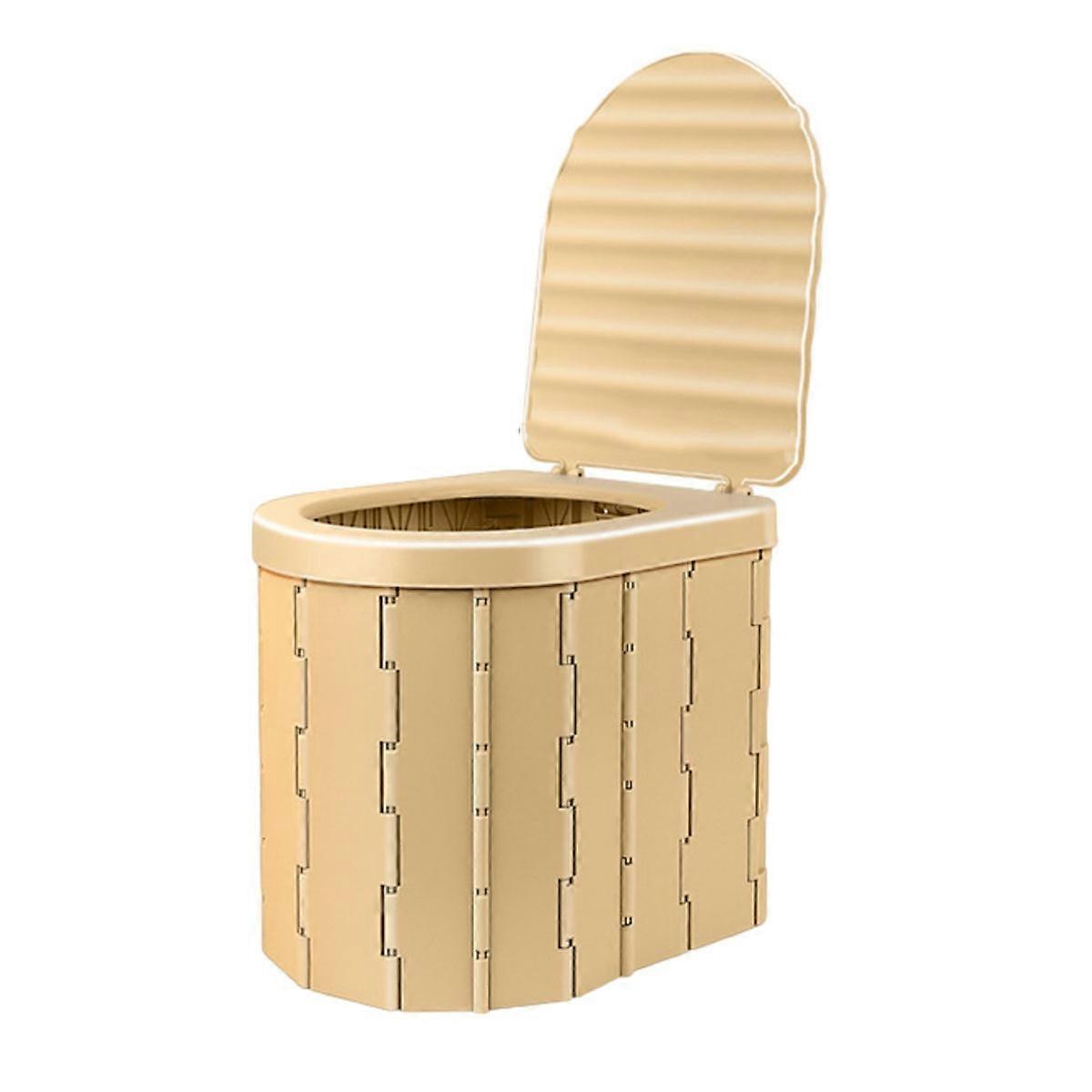 Kannettava retkeily-wc kannella, taitettava auton matka-wc aikuisten potta