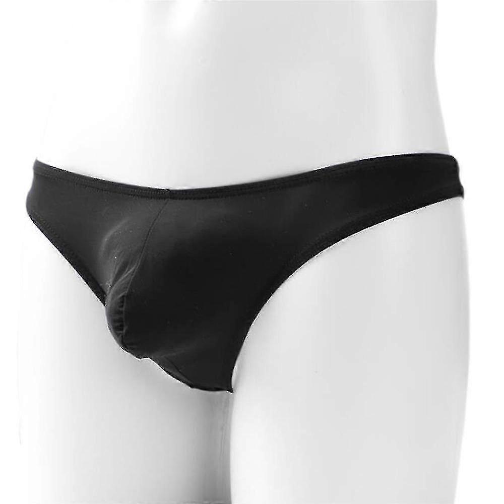 Män Ice Silk Briefs G-string String String Underwear Bulge Pouch Kalsonger