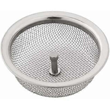 Stainless Steel Anti-Clog and Anti-Clog Filter Sink for Kitchen Sinks, Large Diameter 8.3cm