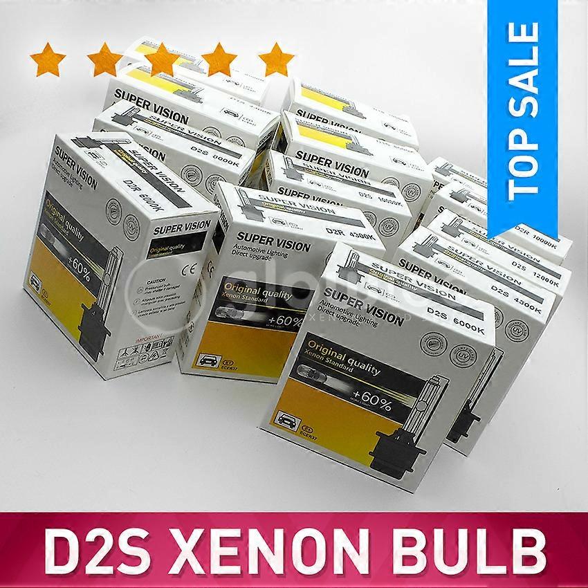 1pair HEAD Car Xenon light BULB HID super brightness all colors D1S D2S D3S D4S head 6000K 4300K GLOWTEC