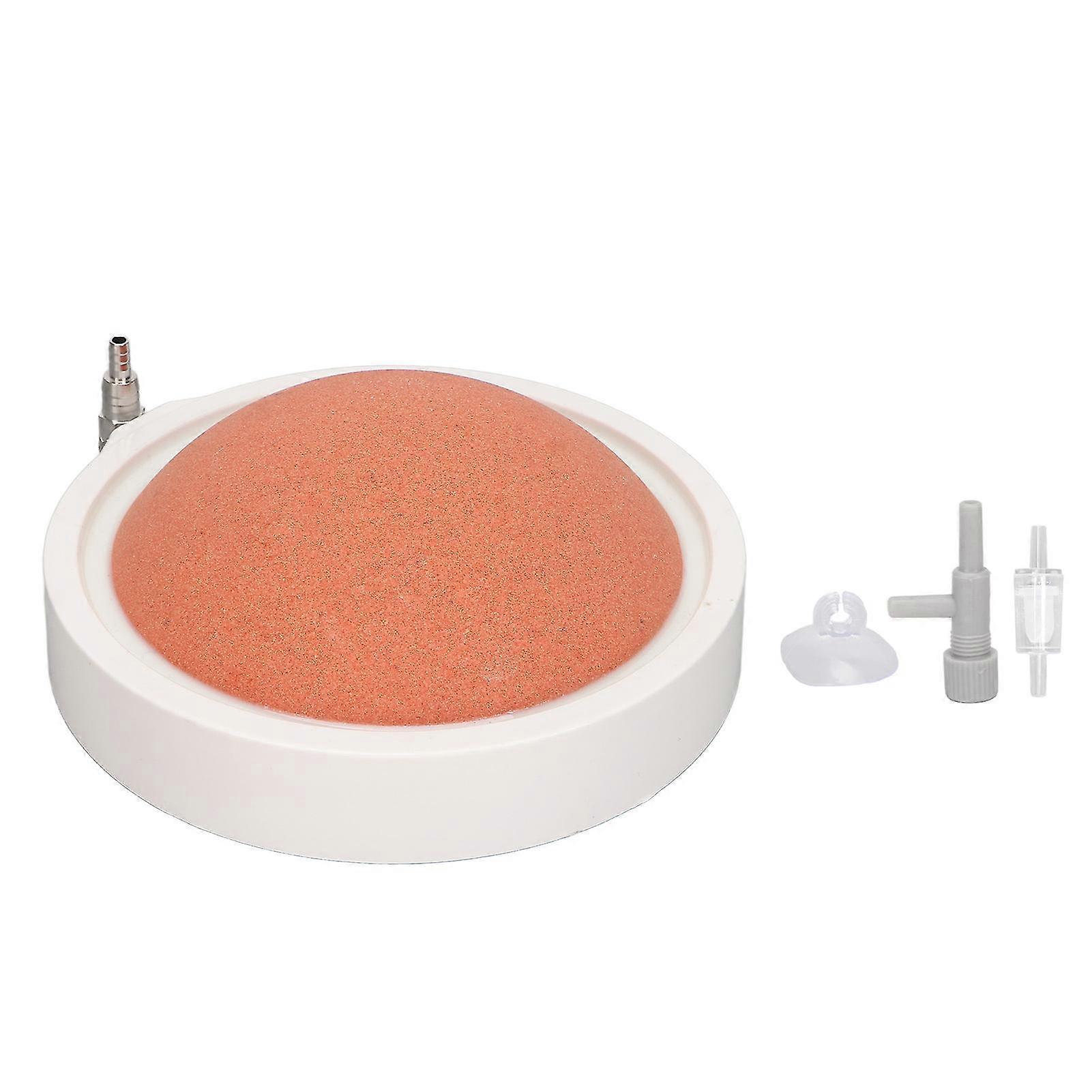 Professional Silent Aquarium Micro Pressure Atomized Bubble Stone, Size: 15cm5.9in, with Suction Cup, Check Valve, and Regulating Valve