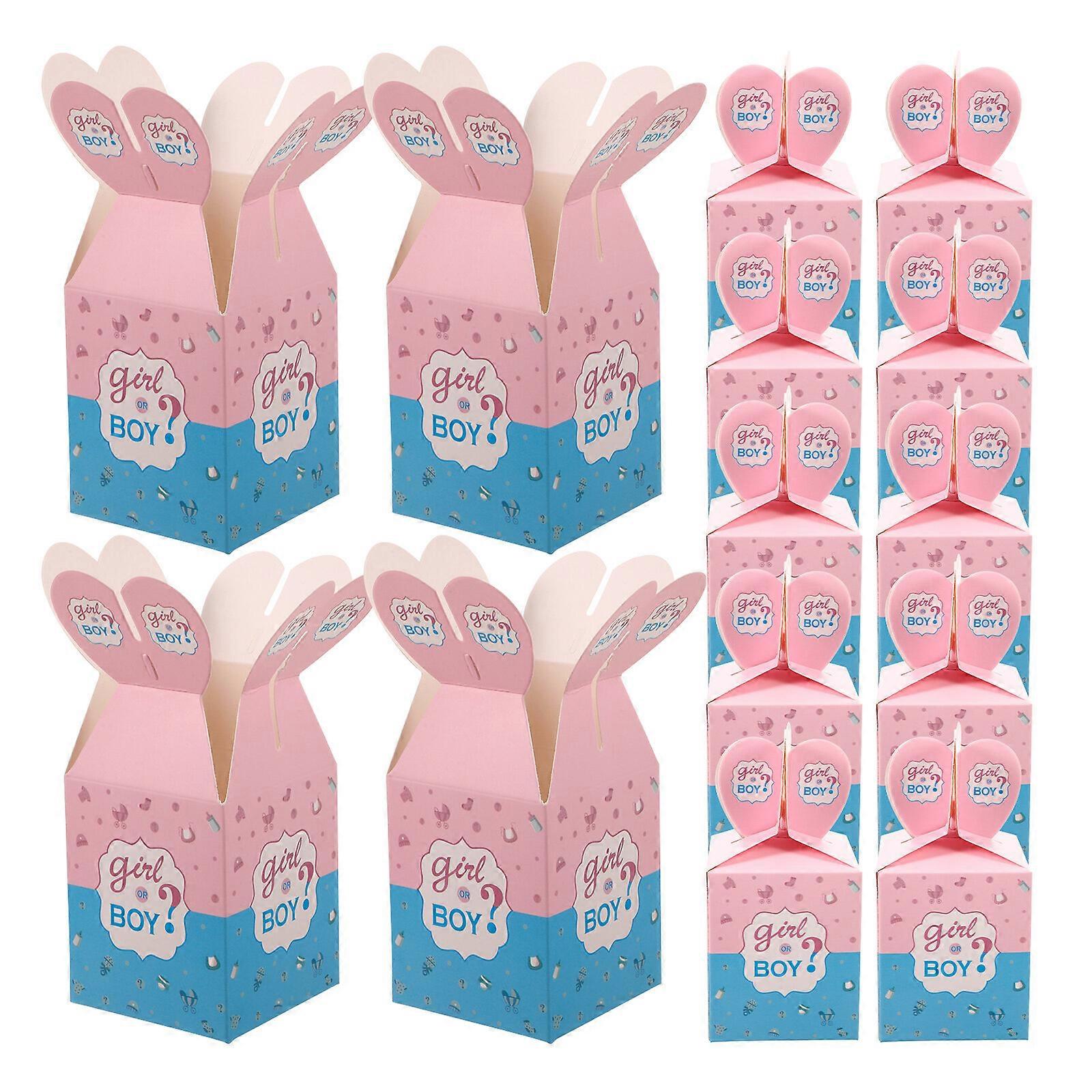 50pcs Reusable Candy Boxes Themed Party Present Cases Multi-function Chocolate Boxes