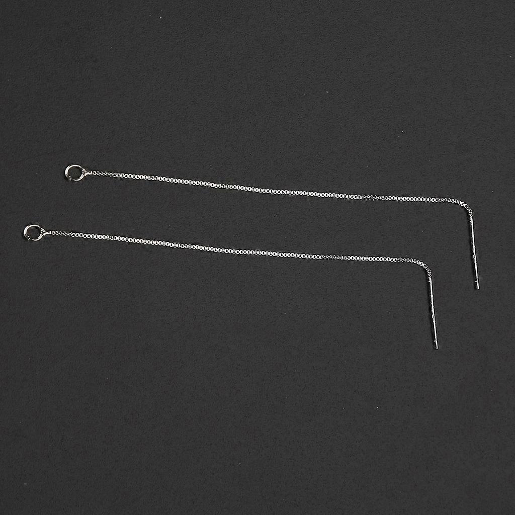 Women Dangle Earrings String Dangling Threaded Long Chain Earring  4 inch