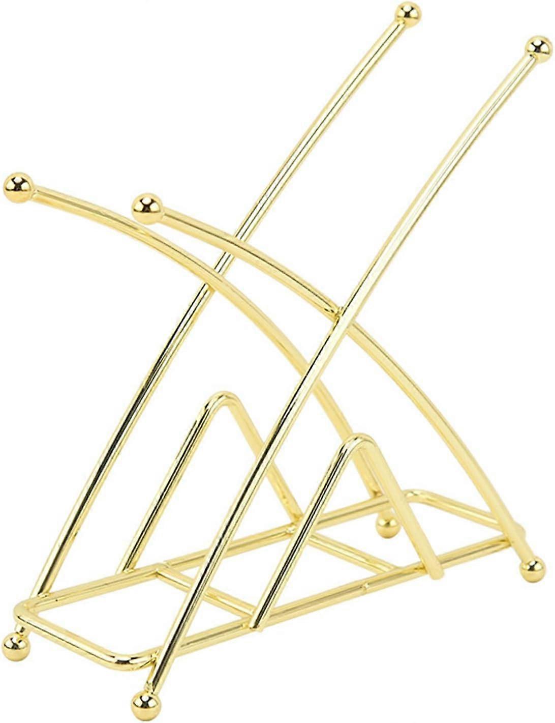 (Gold, 16 x 5.6 x 16 cm) 1 piece napkin holder, napkin holder, table napkin holder, living room decoration