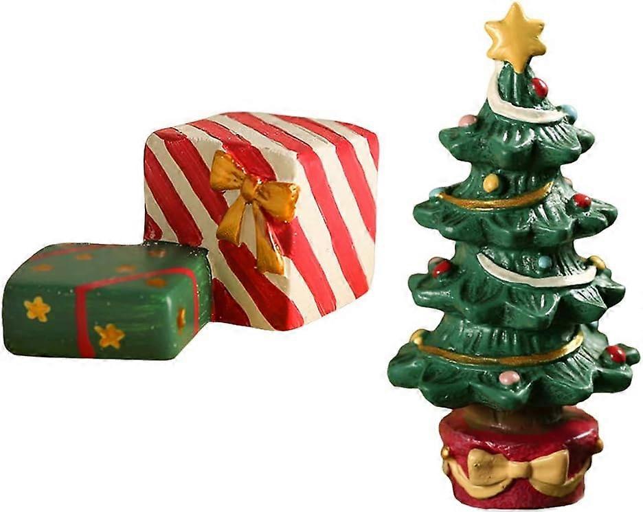 クラフトデコレーション水槽水族館オーナメント樹脂クリスマスツリー/クリスマスクリエイティブ造園の装飾