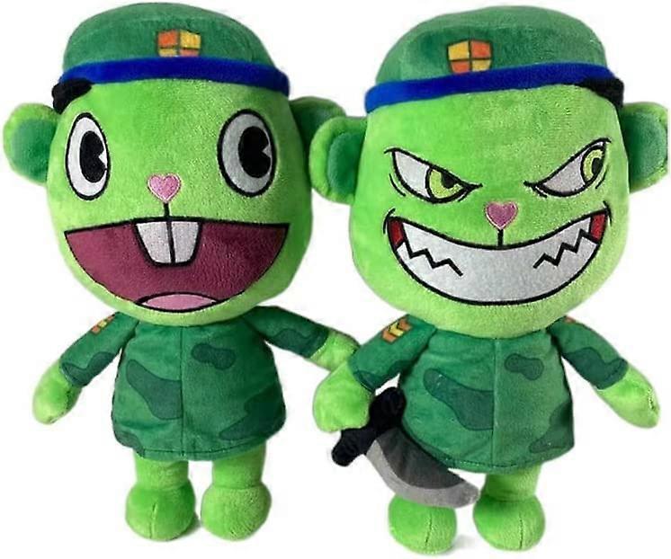 2pcs Happy Tree Friends Plush Toy Flippy and Fliqpy Plushies Soft