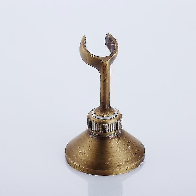 Antique Brass Wall Mounted Shower Head Bracket Plating Base Bracket Fixed Seat Hotel Bathroom Accessories