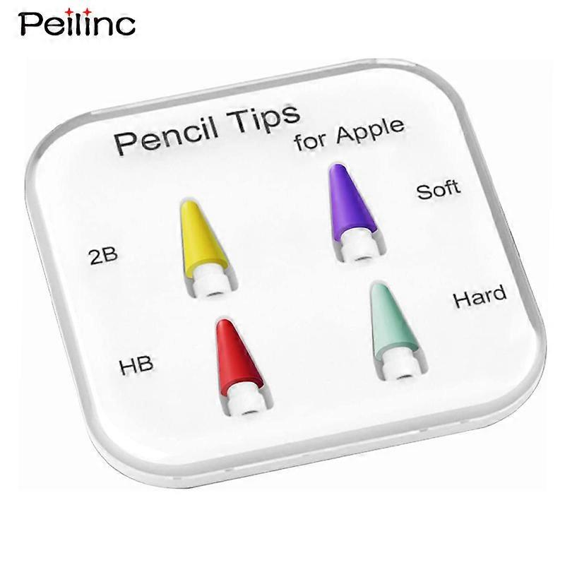 Pencil Tips for Apple Pencil 1st / 2nd Generation, Double-Layered iPad Stylus Nib, Both Soft and Hard, Enough for 3 Years of Use