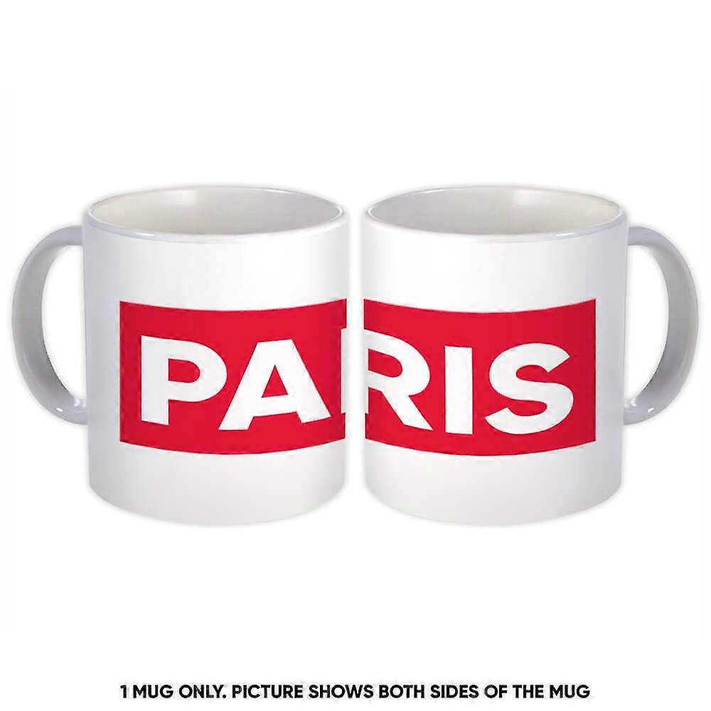 Gavekrus: Paris Frankrig Rød