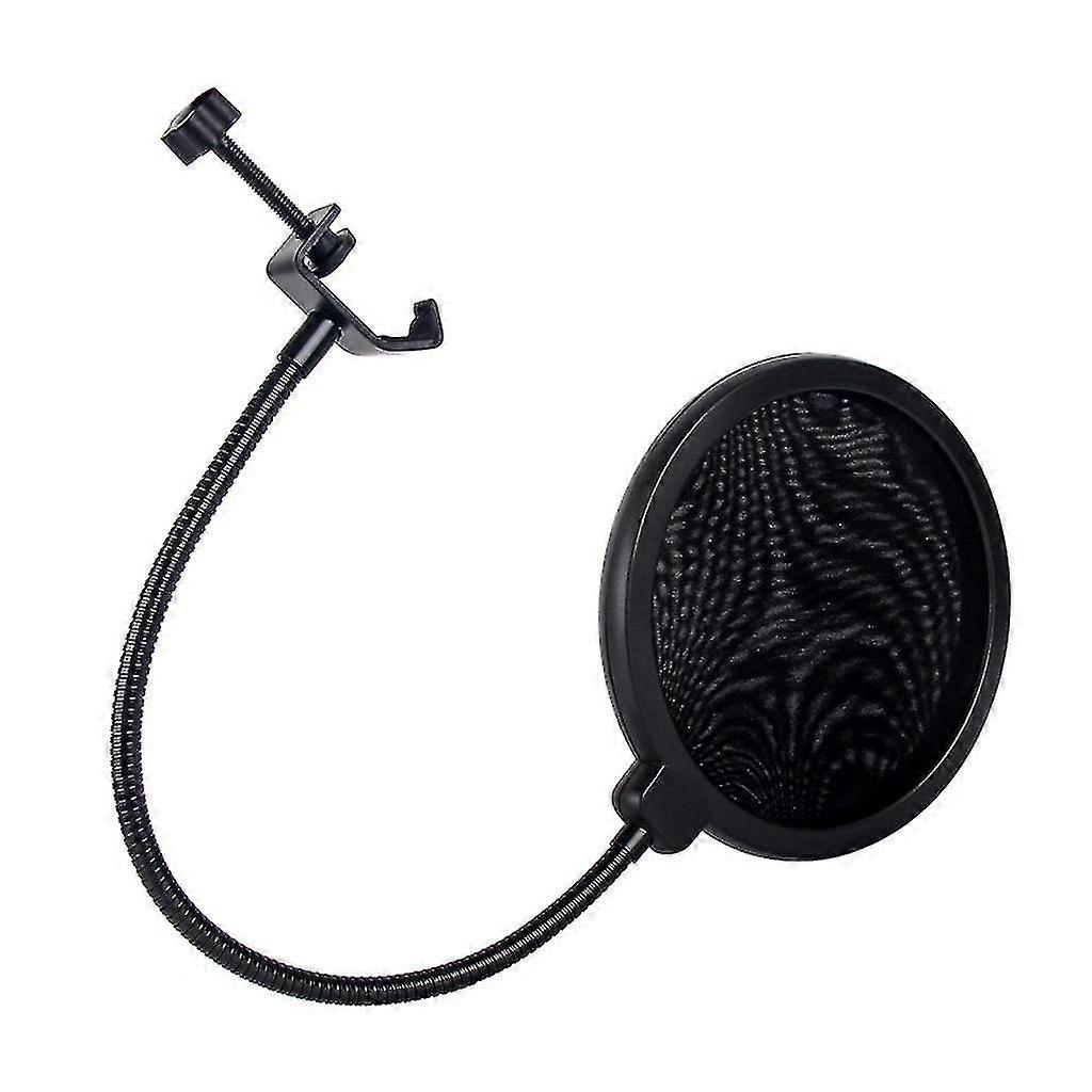 Anti Spray Cover Recording Microphone Filter Mic Wind Screen Double Layer Mask S