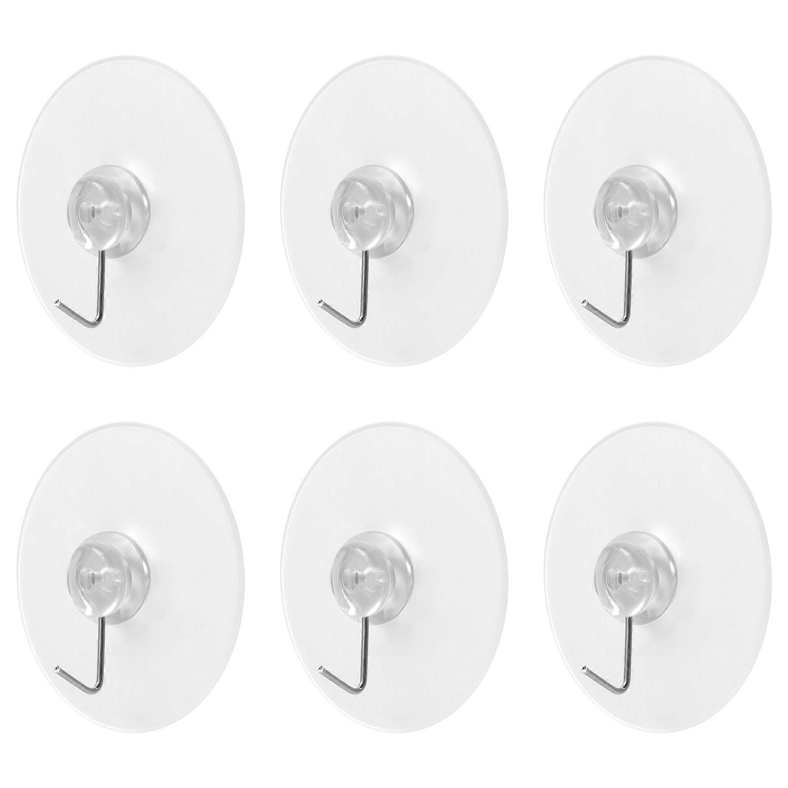 8pcs Suction Cup Hooks Multi-purpose Suction Cup Hooks Suction Hooks For Bathroom Kitchen Shower