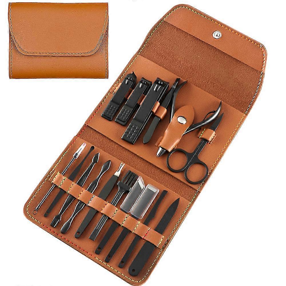 Professional Manicure Set, 16 Pieces Pedicure Kit Nail Clipper Set