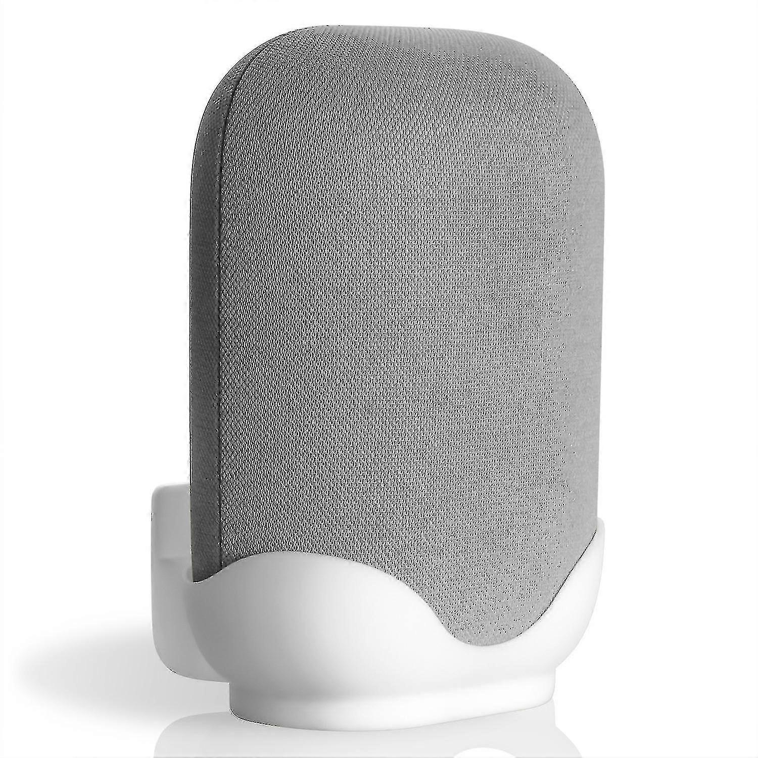 Wall Mount Holder For Google Nest Audio Built-in Cable Manager Speaker Shelf Stand-colorwhite
