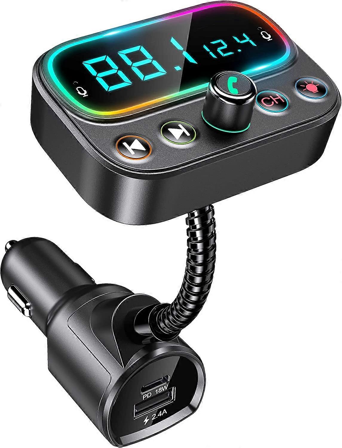 Bluetooth auto-adapter, USB-auto Bluetooth-zender met dubbele microfoon